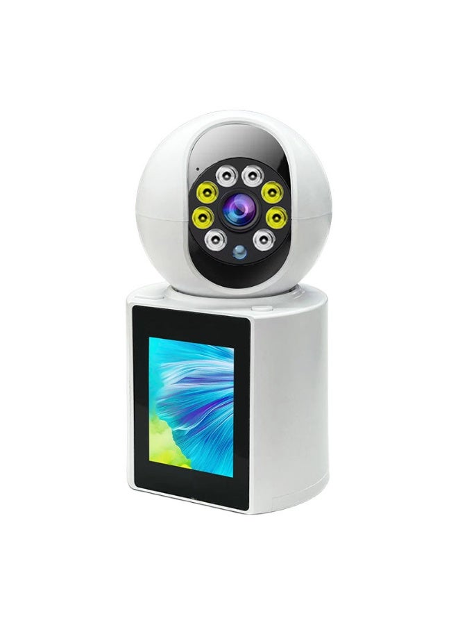 GLEVAR indoor security camera – two‑way audio & tracking – 360° panoramic rotation, motion alerts, night vision clarity, perfect for pet care and home surveillance - Image 4